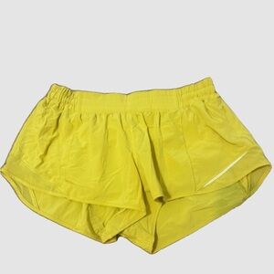 Lululemon Athletica Vibrant Yellow Athletic Shorts